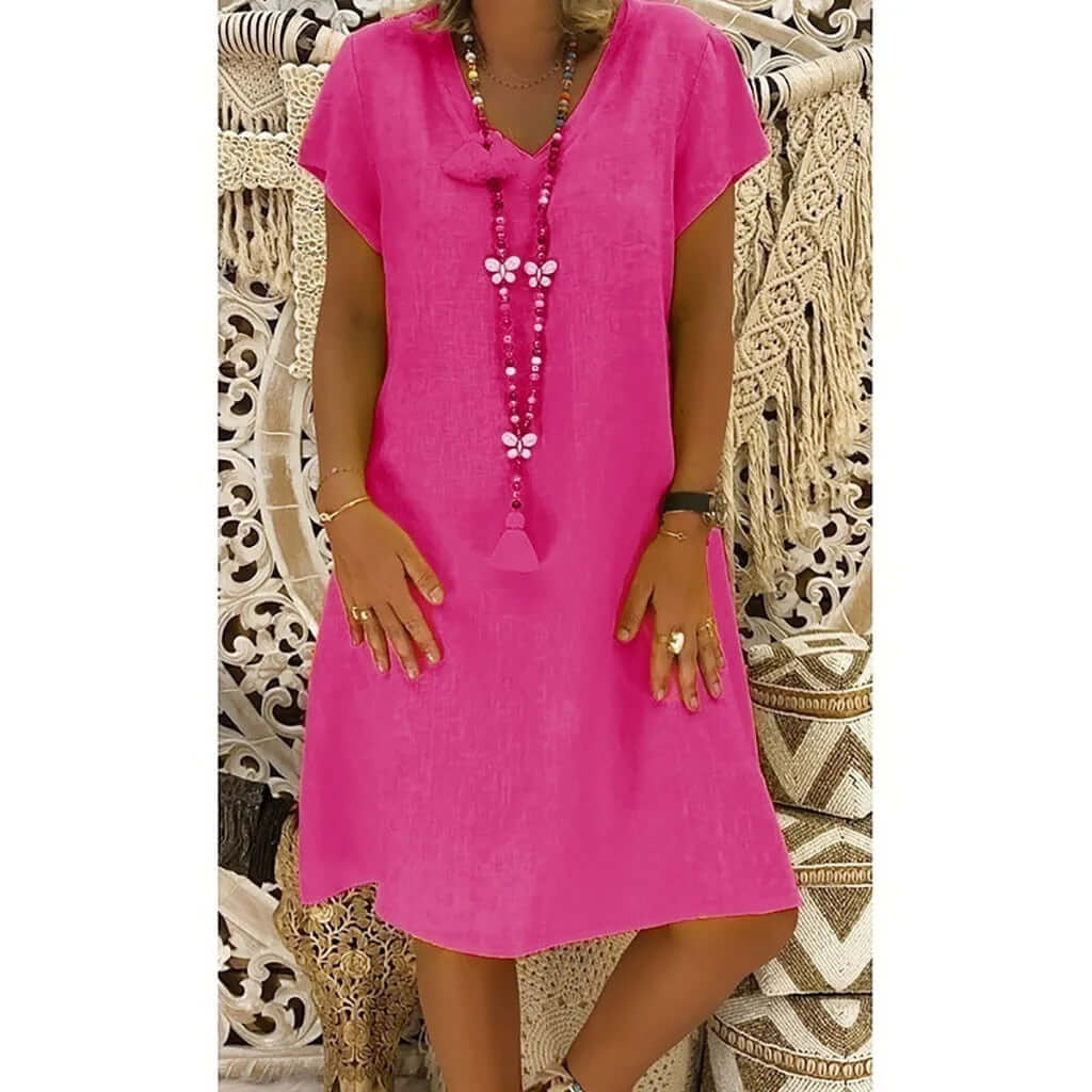Breathable Cotton Summer Dress