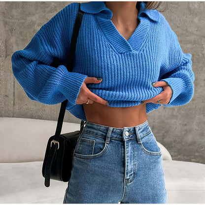 Ladies Soft Knit Pullover Sweater - Luxivelle