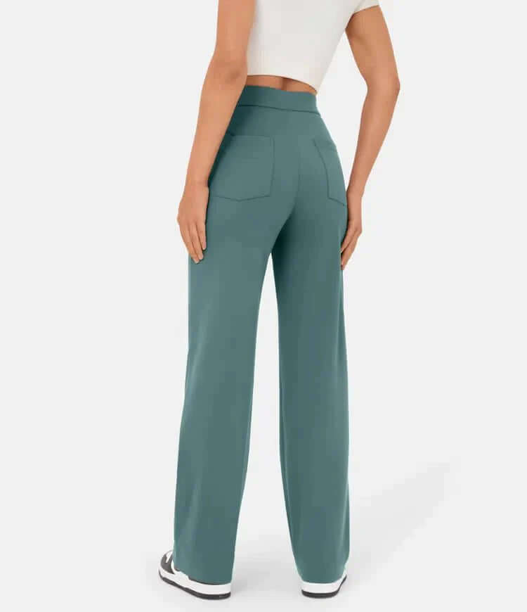 Ladies Comfortable Button Front Pants