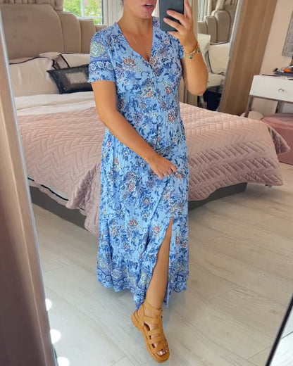 Women's Pretty Floral Long Dress