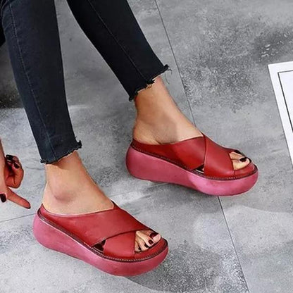 Ladies Buckle Strap Sandals