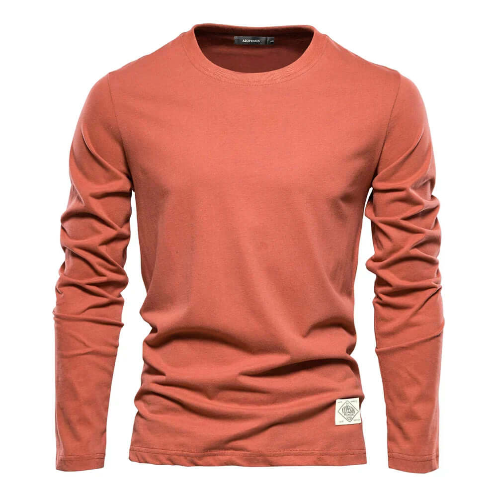 Relaxed Fit Men's Crew Neck Long Sleeve Tee