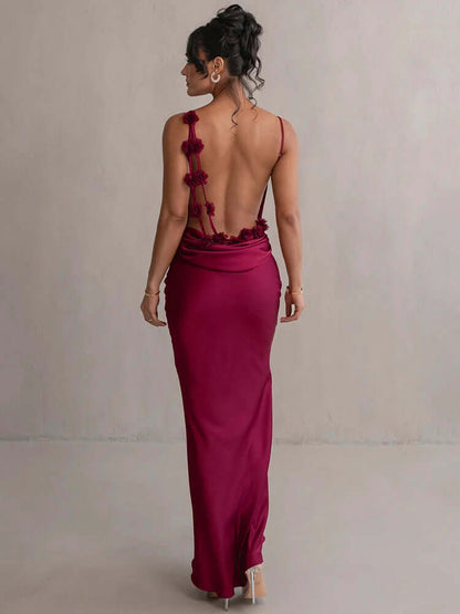 Luxurious Sleeveless Floral Prom Dress