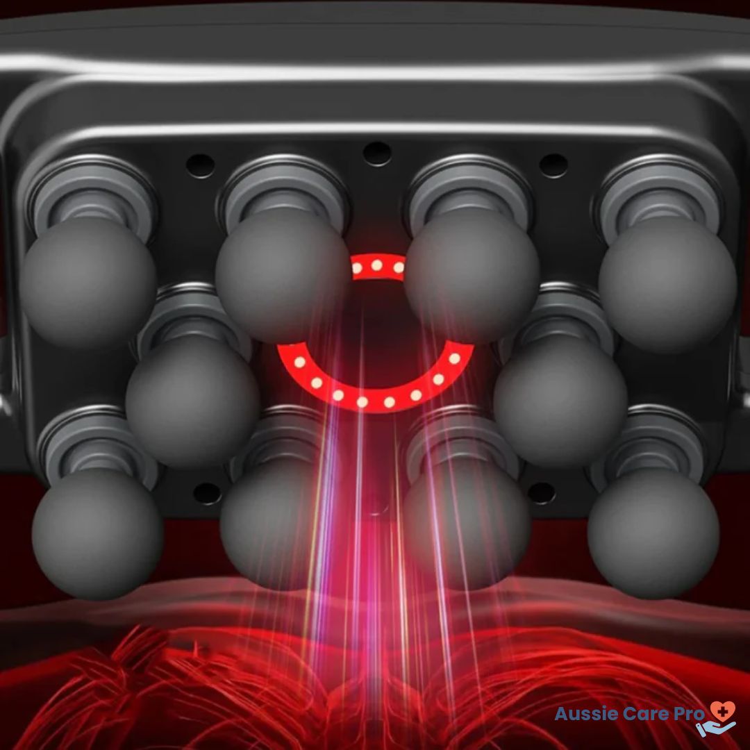 Relaxing 4-in-1 Heated Neck Massager with EMS Therapy