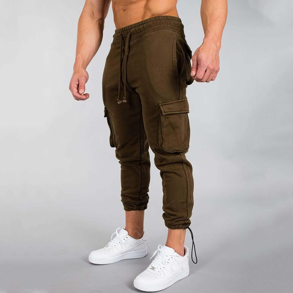 Men's Athletic Fit Elastic Waist Joggers Pants - Luxivelle