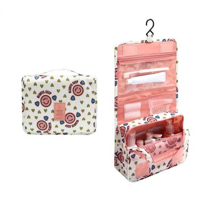 Compact Travel Toiletry Bag with Water-Resistant Design
