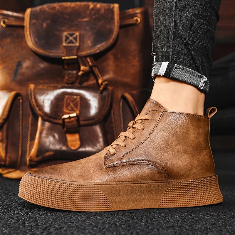 Keith | Robust leather boots