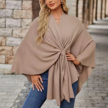 Stylish Women's Wrap Poncho