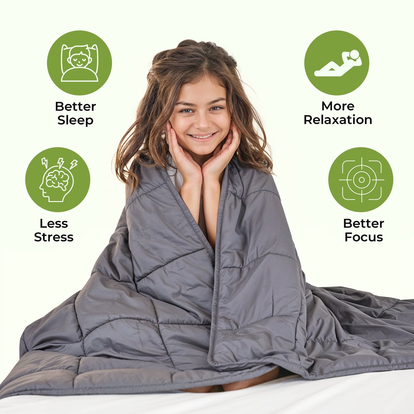 Cozy Weighted Blanket for Calm Sleep