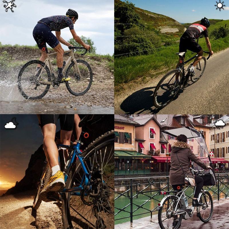 Bright LED Bicycle Rear Light with Rechargeable Battery