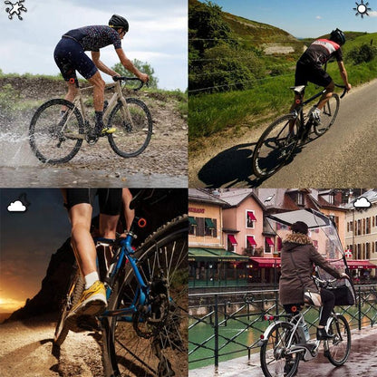 Bright LED Bicycle Rear Light with Rechargeable Battery