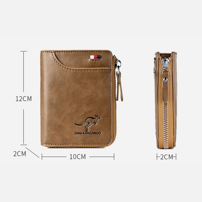 Premium Mens Leather RFID Blocking Wallet