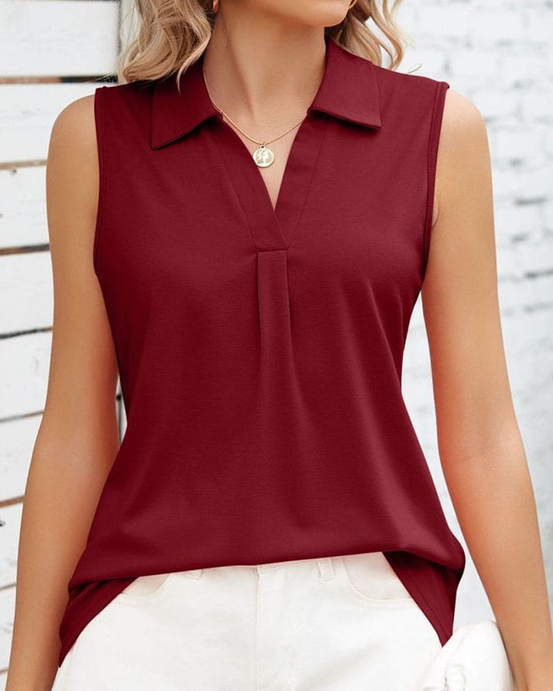Ladies' Trendy Tank Top Blouse