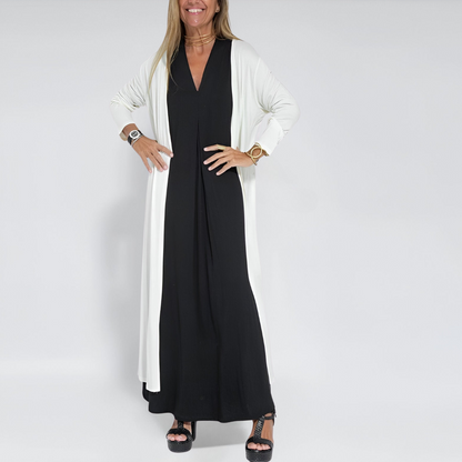 Stylish Women's Sundress with Free Shawl