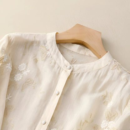 Pretty Flower Blouse for Ladies