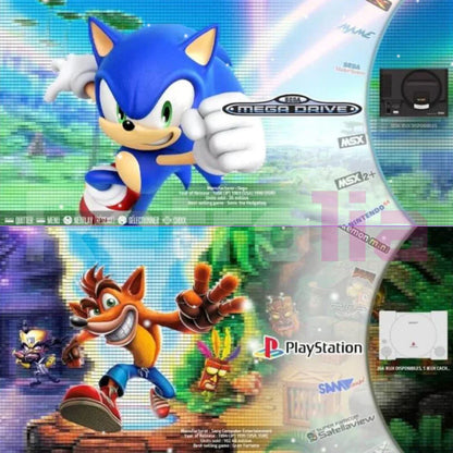 Classic Retro Gaming Console 64GB with 2 Controllers