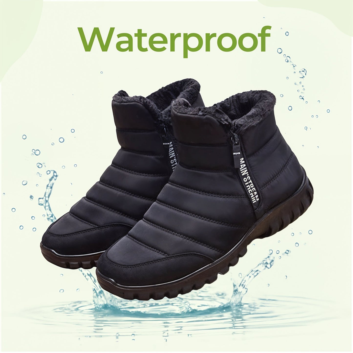Cozy Insulated Cotton Boot Shoes with Thick Insoles