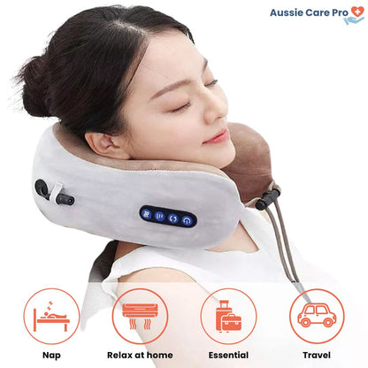 Relaxing Heat Massage Pillow for Neck and Shoulder Pain