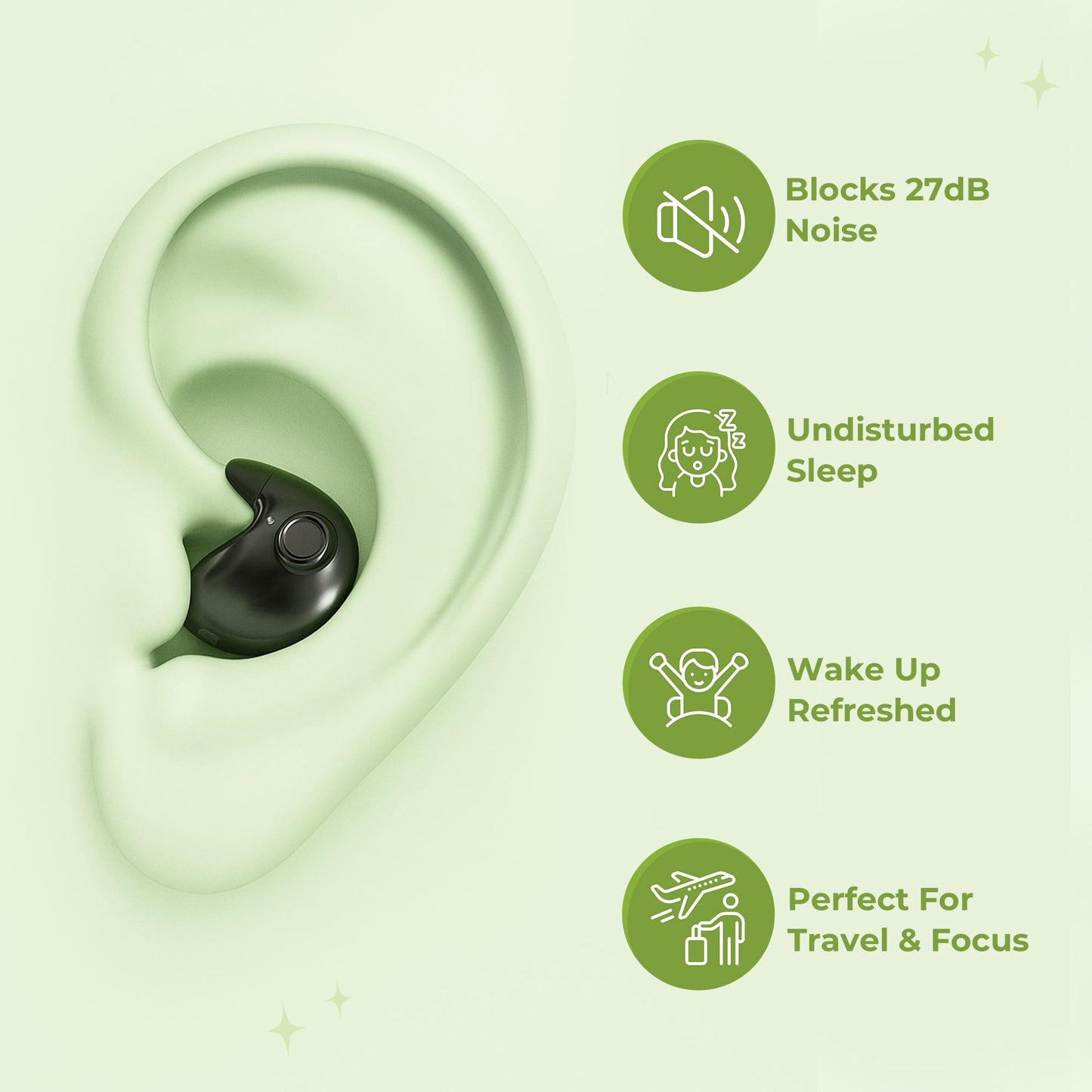 Comfortable Sleep Earbuds for Side Sleepers & Noise Cancellation