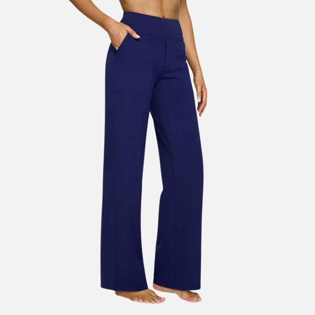 Rebecca | Women's High Waisted Wide-Leg Pants
