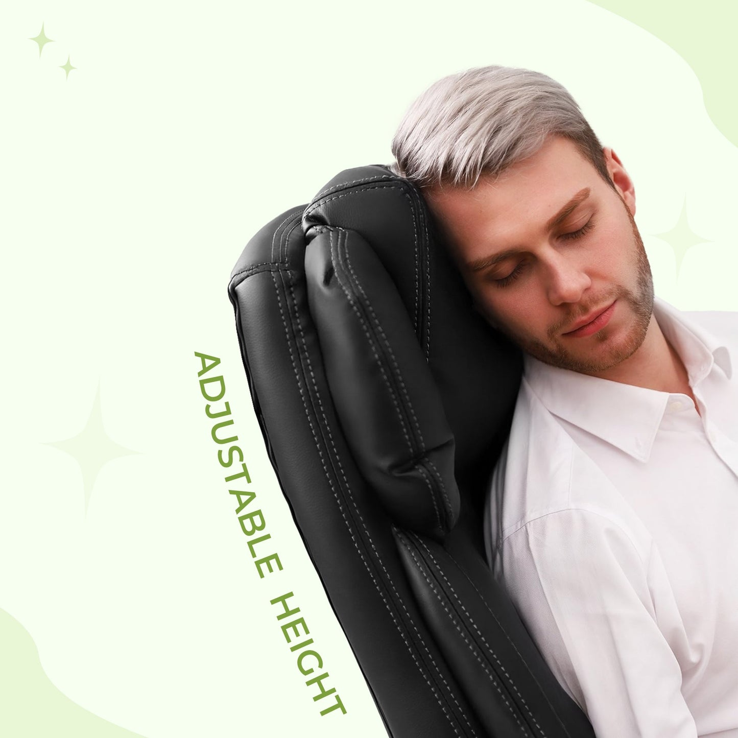 Adjustable Executive Leather Desk Chair