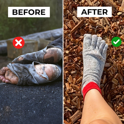 Trail Running Toe Socks