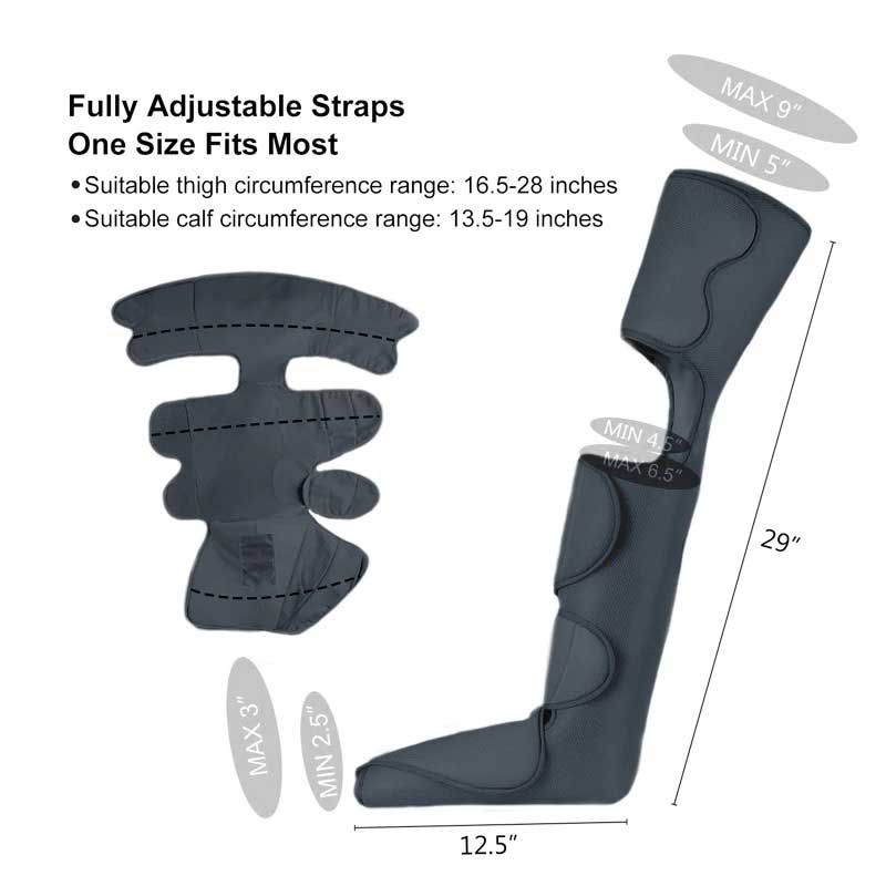 Heated Leg Massager For Improved Blood Circulation