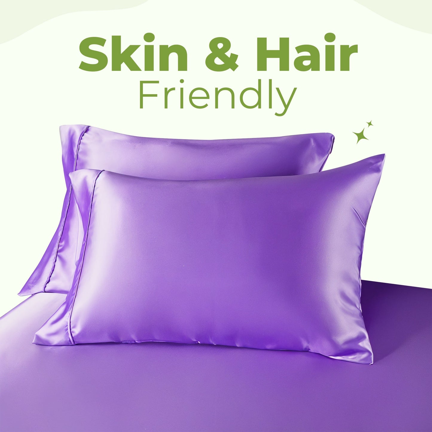 Soft Satin Bed Sheets - Full Size Sheet Set with Extra Deep Pockets