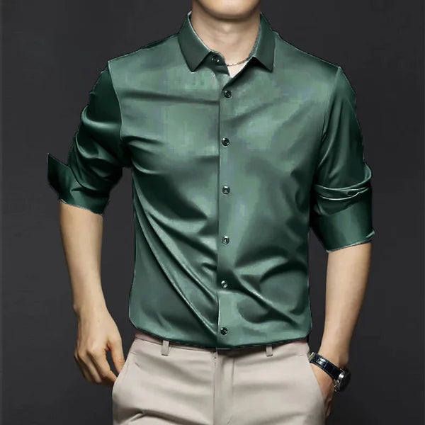 Classic Fit Mens Long Sleeve Dress Shirt