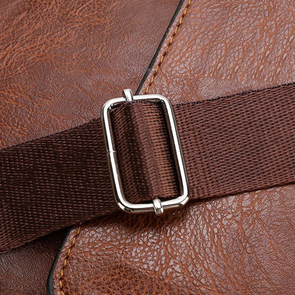 Simple Big Genuine Leather Tote Bag