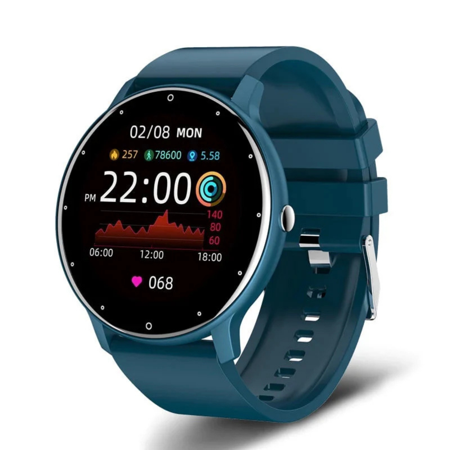 Advanced Fitness Tracker Watch with Blood Pressure Monitor
