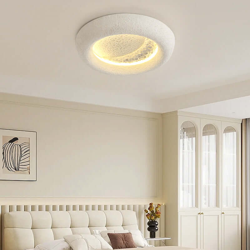 Contemporary Circular Plastic Wall Lamp