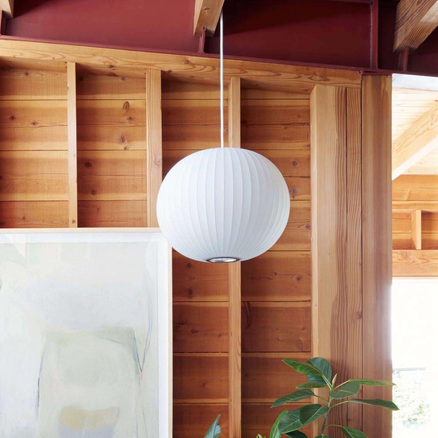 Rustic Wooden Hanging Light Fixture