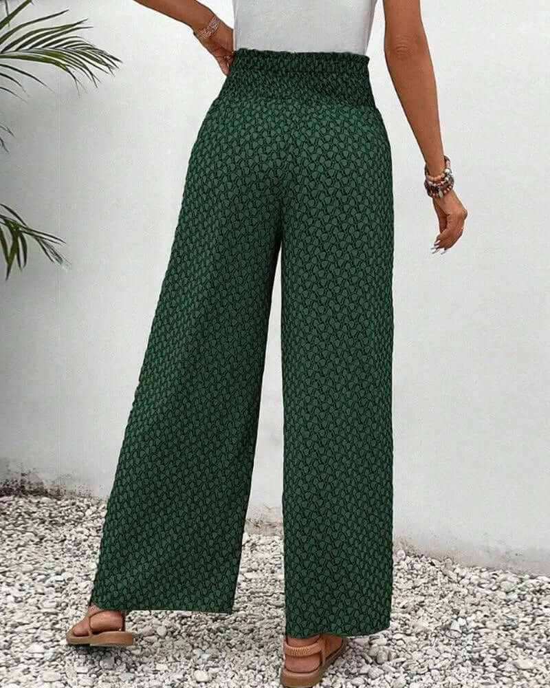 Loose Fit Wide Leg Pants - Comfortable & Breathable