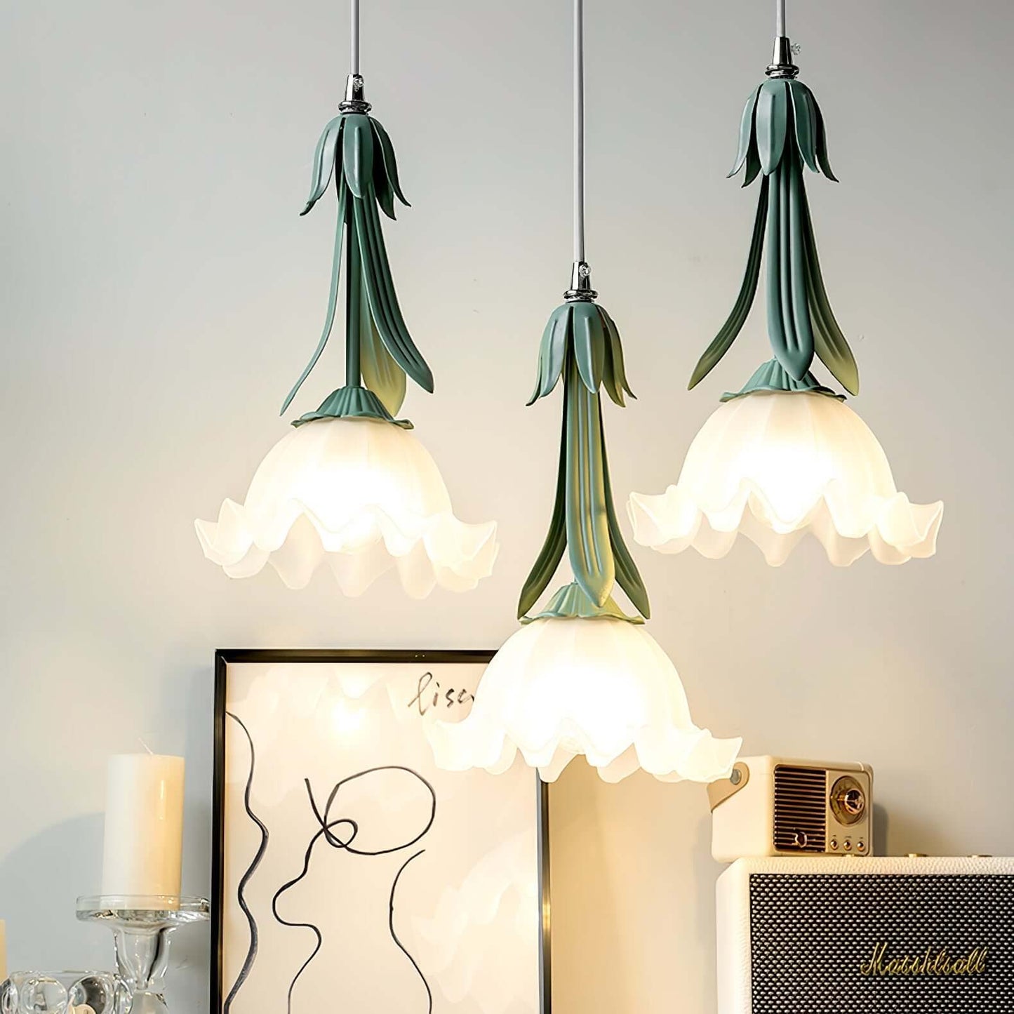 Beautiful Floral Hanging Lamp