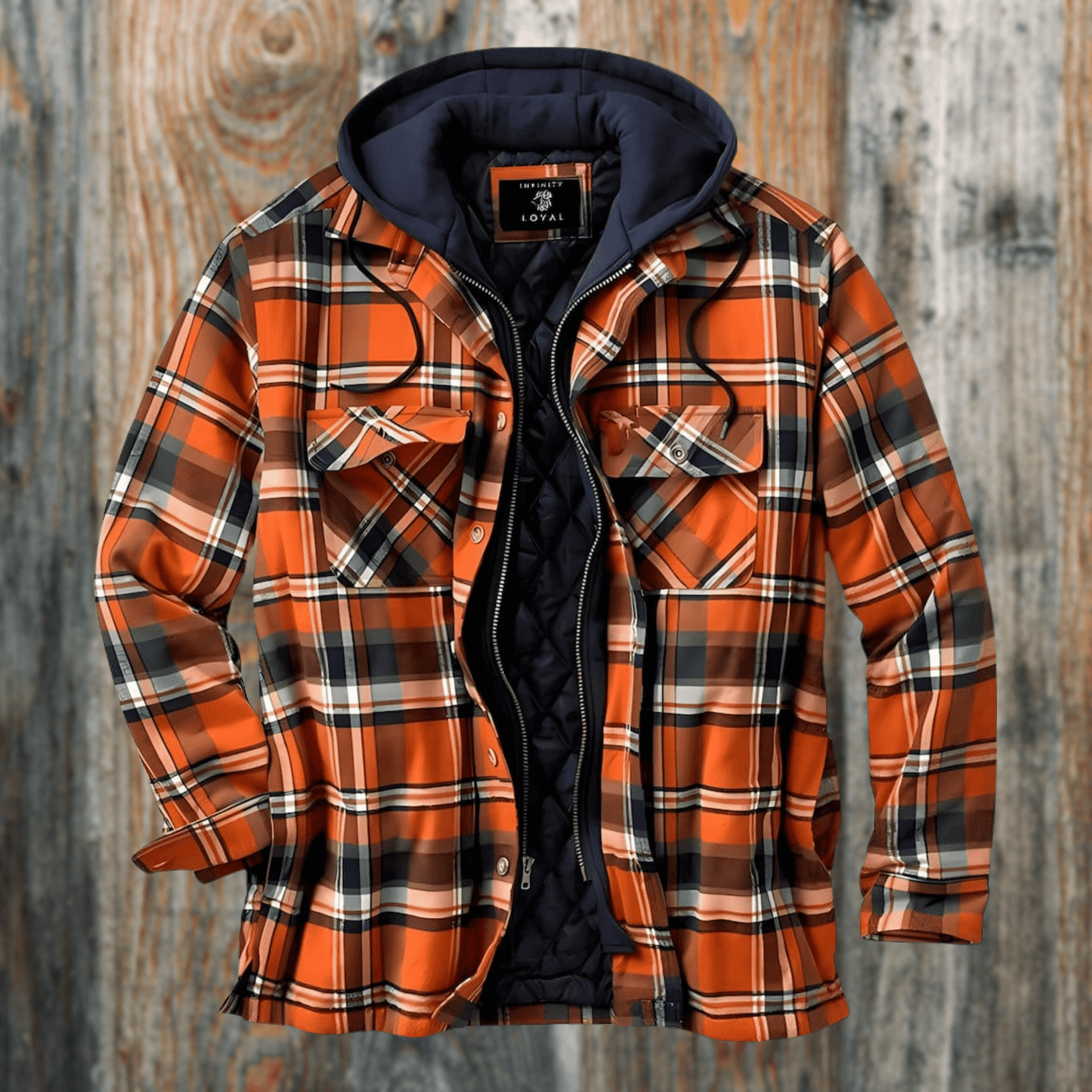Classic Plaid Mens Jacket - Comfort Fit