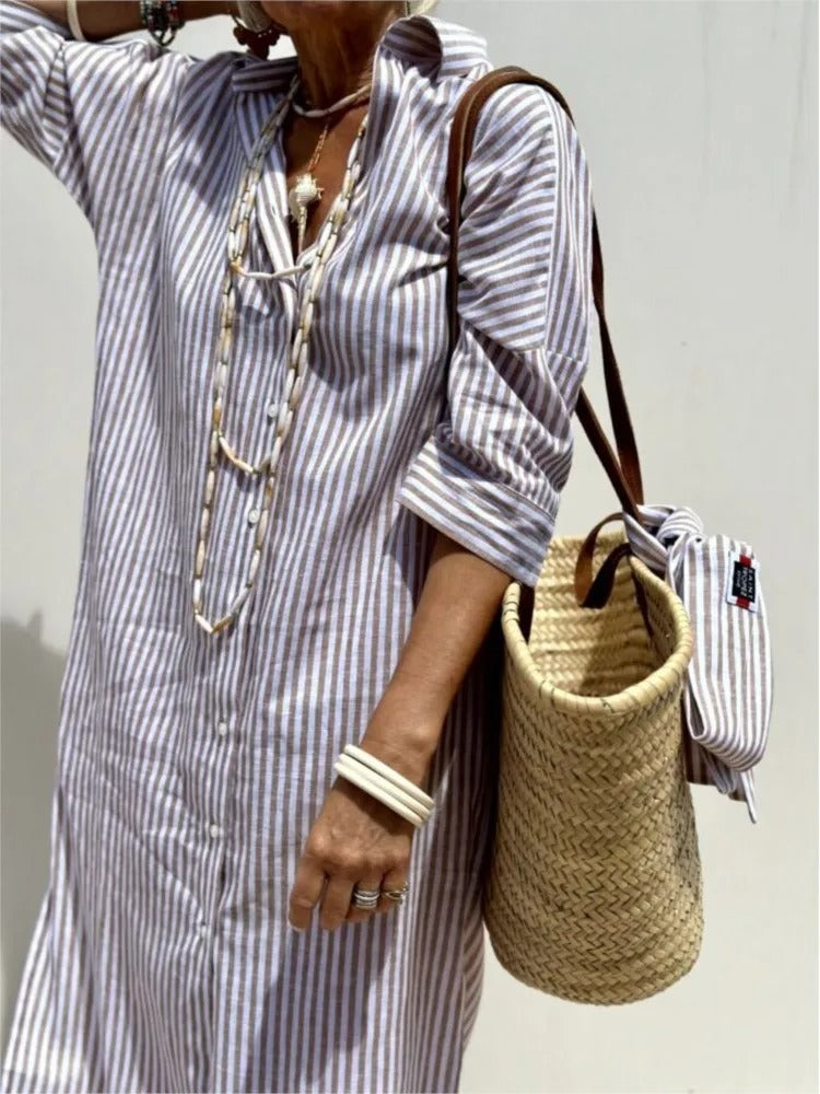 Chic Summer Stripe Sundress