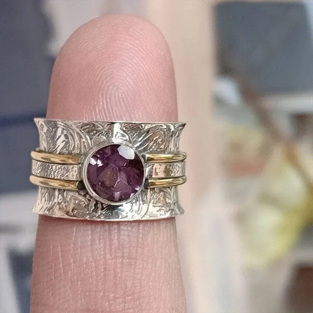 Sparkling Crystal Healing Ring