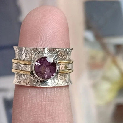 Sparkling Crystal Healing Ring