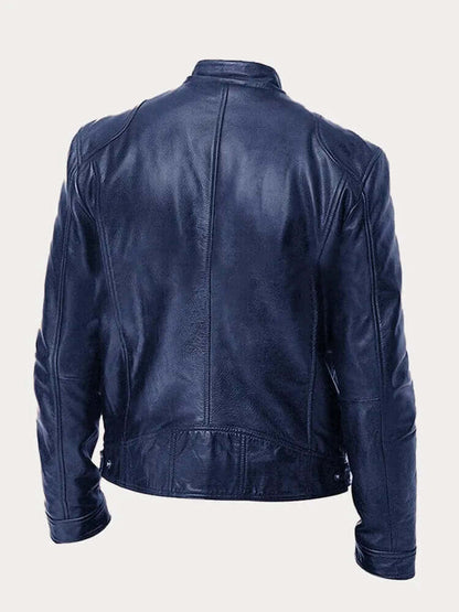 Vintage Style Genuine Leather Coat