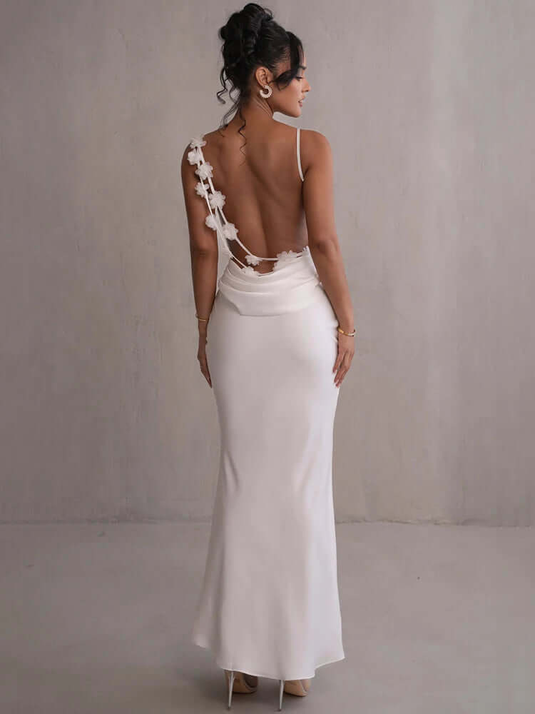 Luxurious Sleeveless Floral Prom Dress