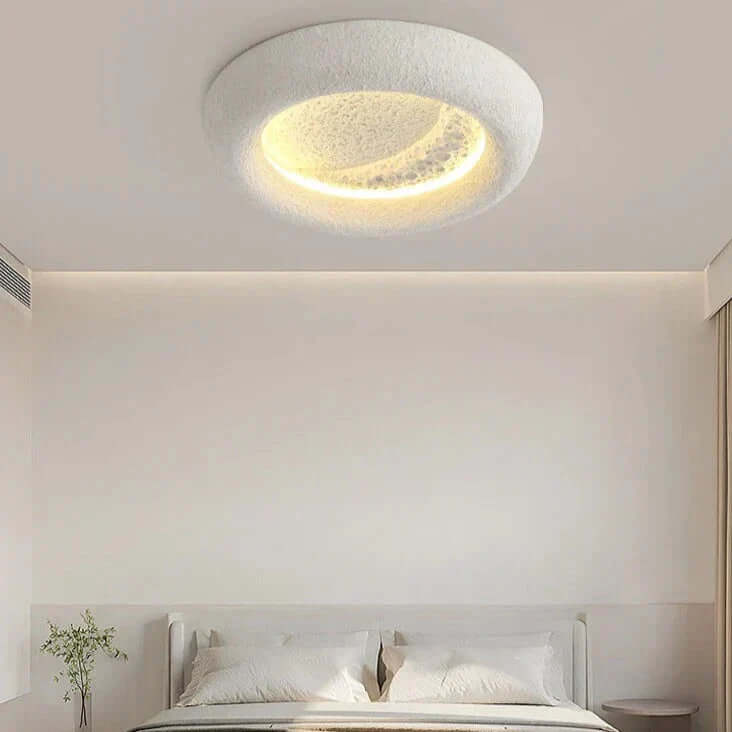 Contemporary Circular Plastic Wall Lamp