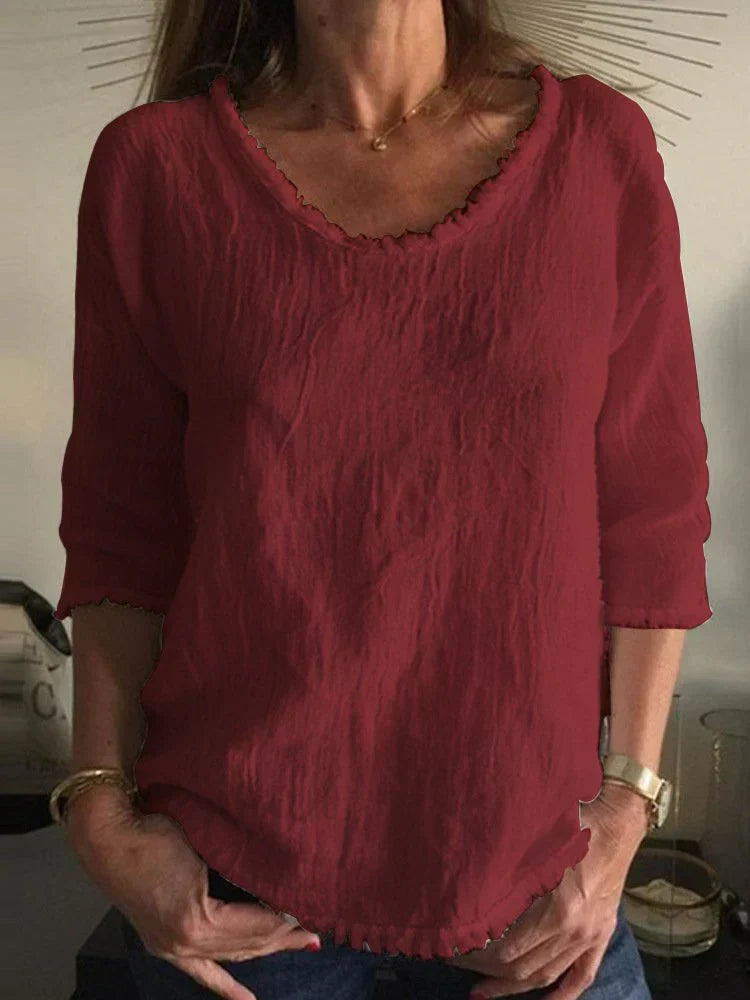 Linen Breeze | Casual Tops for Women 4