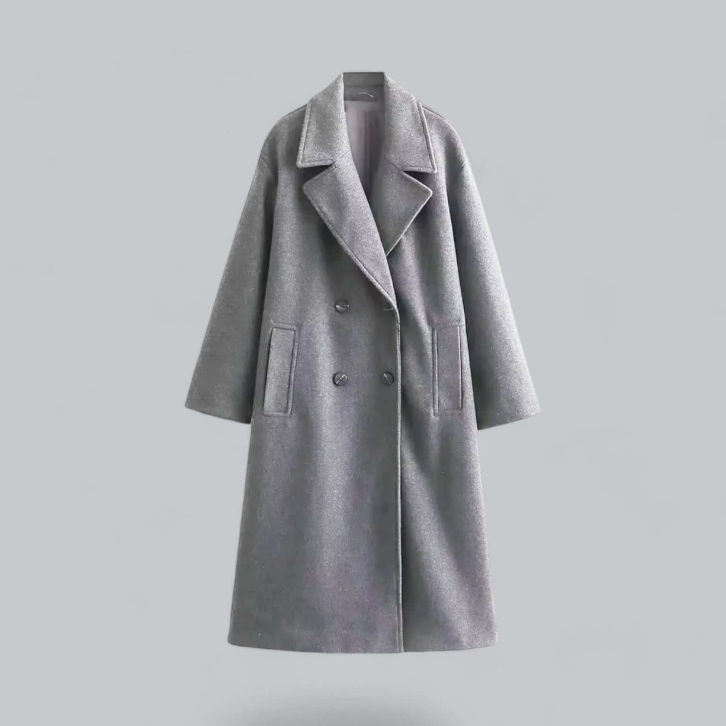 Ladies Large Double Breasted Coat