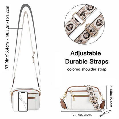Stylish Women's Cross Body Leather Handbag Purse