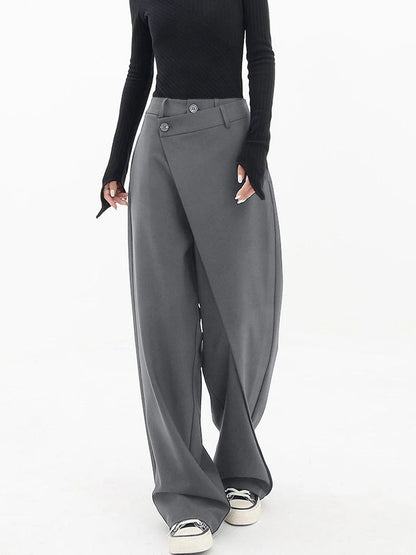 Relaxed Fit Casual Trousers