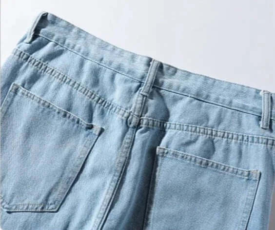 Comfortable Men's Straight Leg Casual Jeans