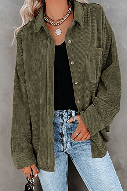 Casual Loose Fit Women's Long Sleeve Top