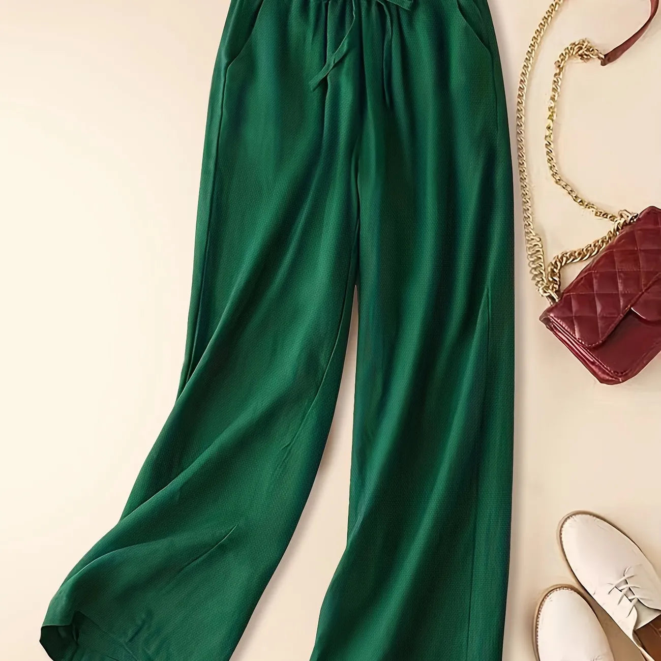 Comfortable Elastic Waist Pants