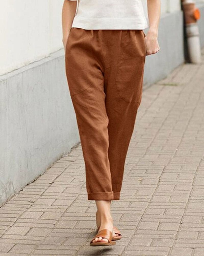 Comfortable Women's Short Pants with Pockets